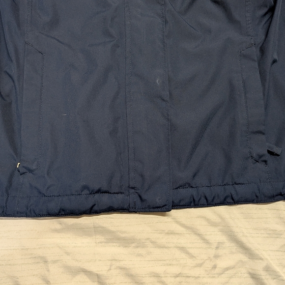 Lands' End Women's Squall Hooded Waterproof Raincoat, Blue, Size Small (6-8) - Picture 6 of 11